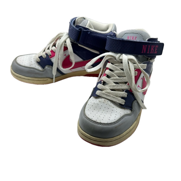 Nike Youth SB Morgan Mid Sneakers Lace Up Girls Size 6Y Pink White Purple - Picture 5 of 16